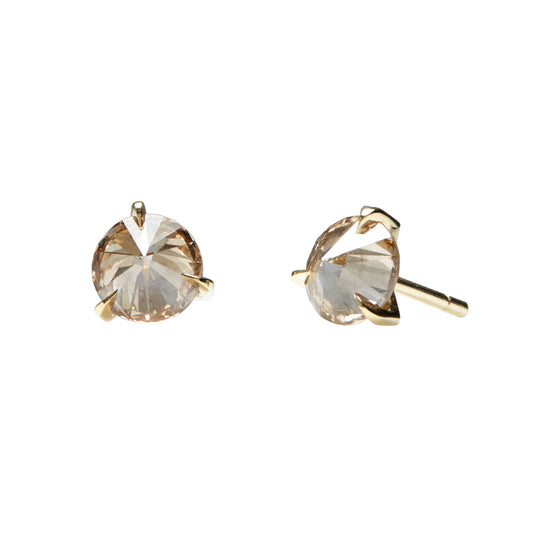 Brown Diamond Earrings - Main Img