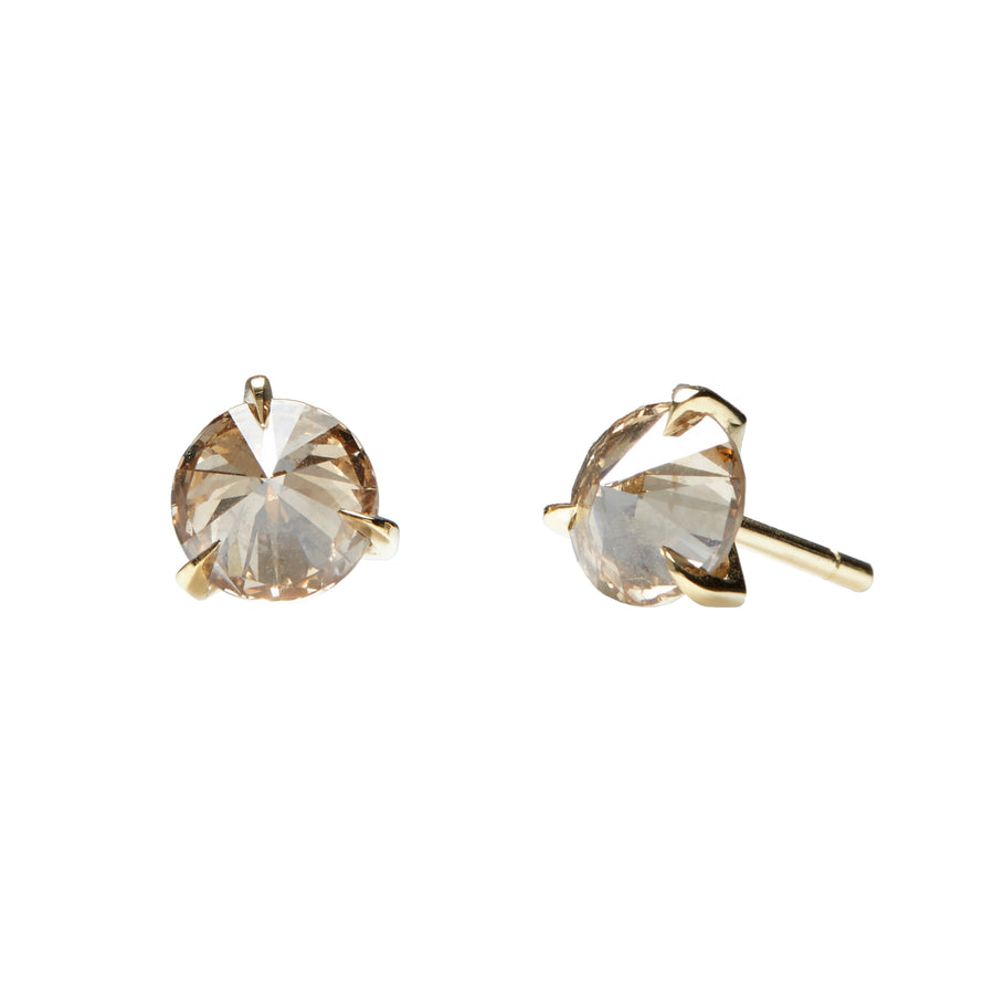 Ara Vartanian Brown Diamond Earrings - Broken English Jewelry