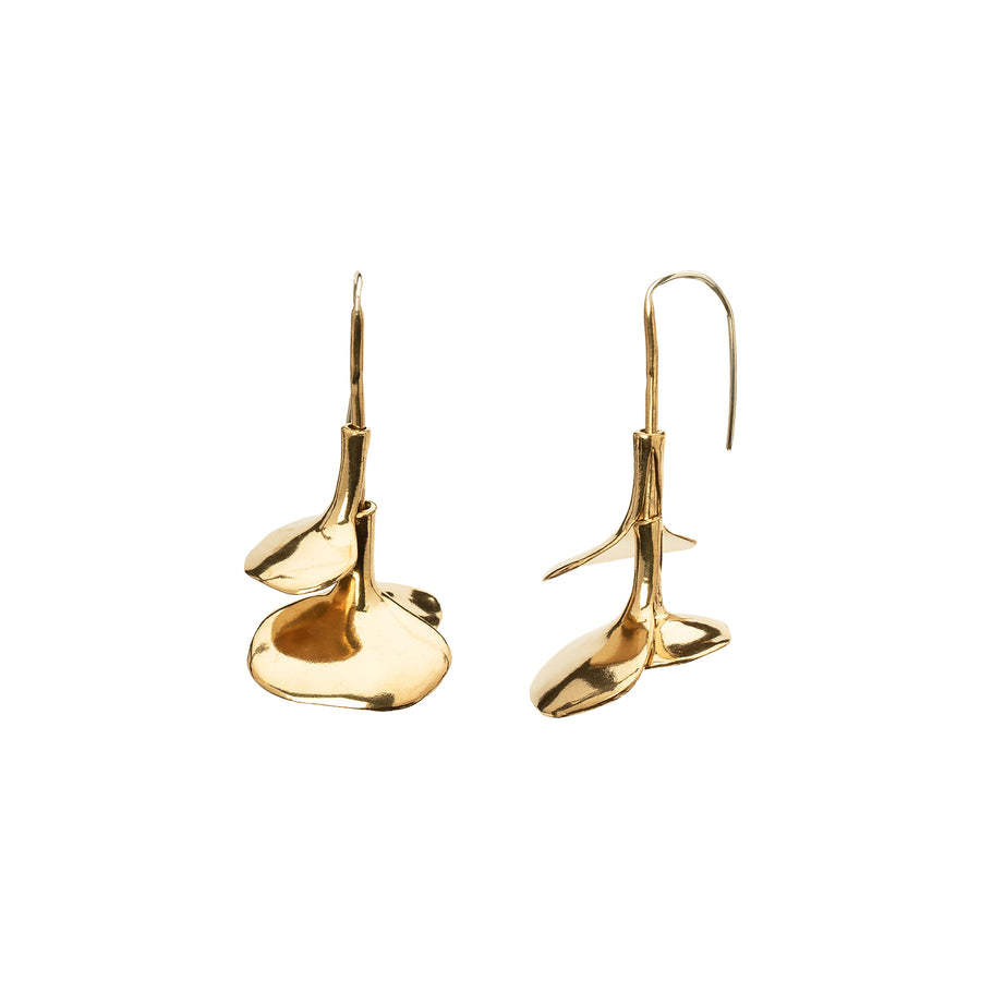 Ariana Boussard-Reifel Kuro Mini Earrings - Brass - Broken English Jewelry