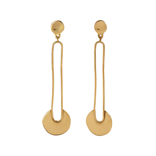 Ariana Boussard-Reifel Brackish Earrings - Brass - Earrings - Broken English Jewelry