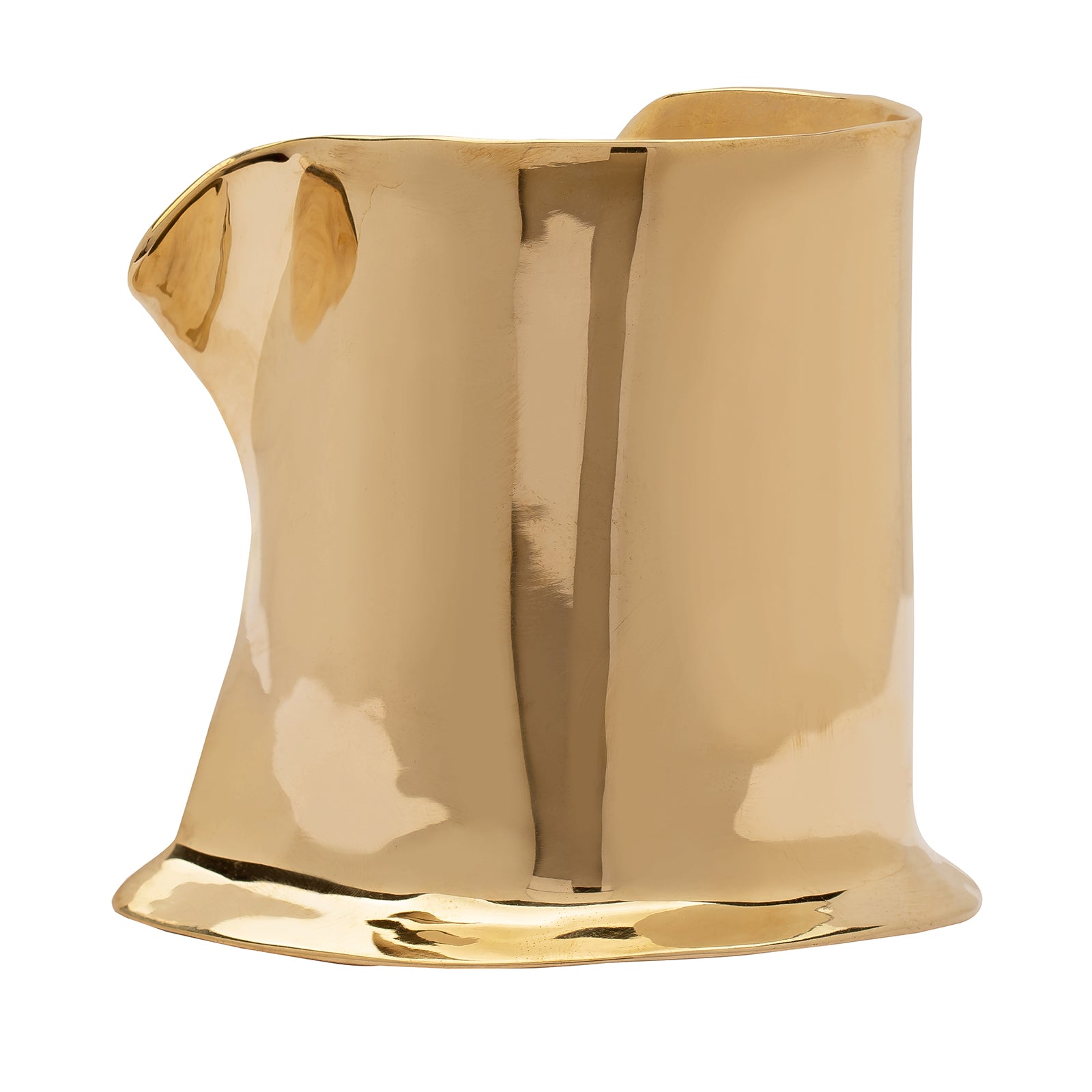 Ariana Boussard-Reifel Ares Cuff in Brass side view
