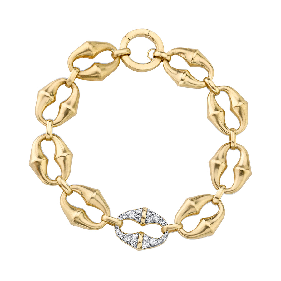 VRAM Mini Chrona Link Bracelet - Diamond - Broken English Jewelry
