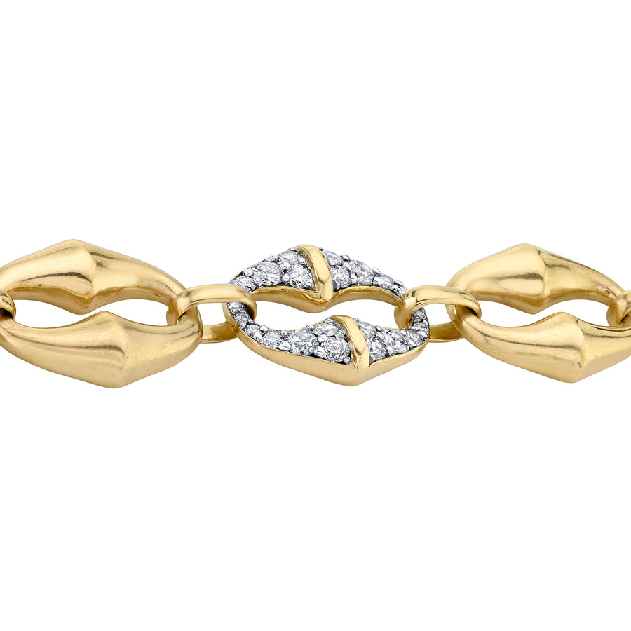 VRAM Mini Chrona Link Bracelet - Diamond - Broken English Jewelry