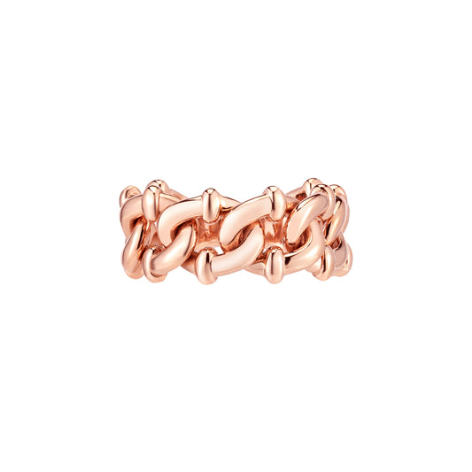 Big Link Ring - Rose Gold - Main Img