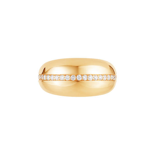 Sphere Diamond Ring - Yellow Gold - Main Img