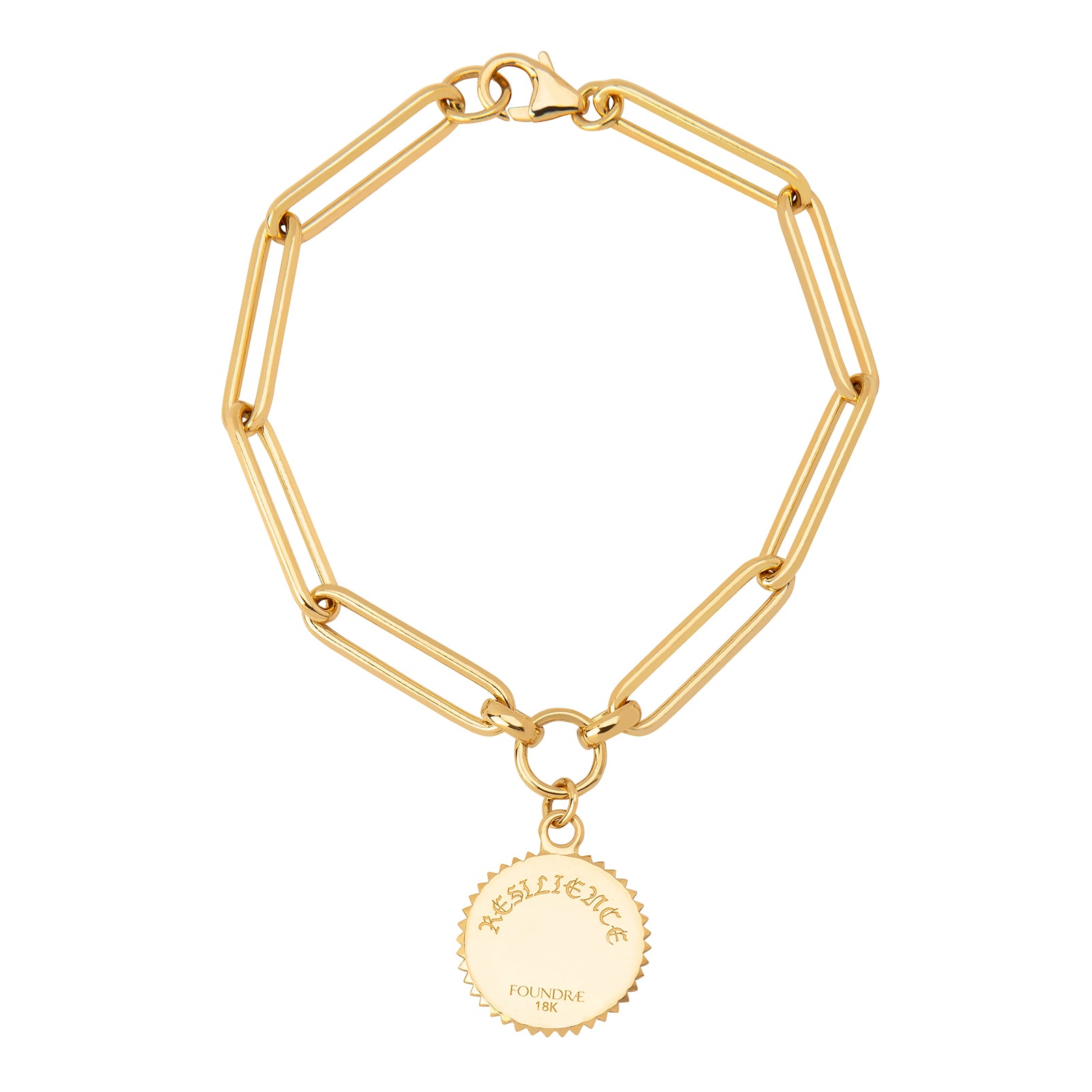 Foundrae Extended Clip Chain Bracelet - Resilience - Broken English Jewelry