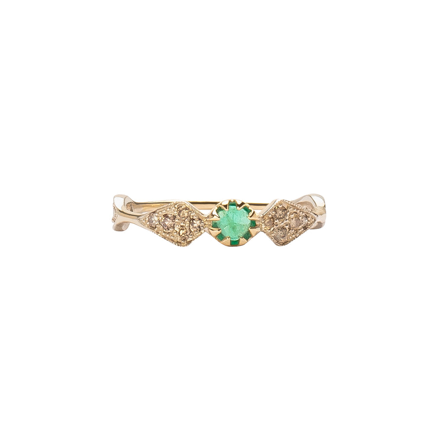 Pascale Monvoisin Adele Nº1 Ring - Emerald - Rings - Broken English Jewelry