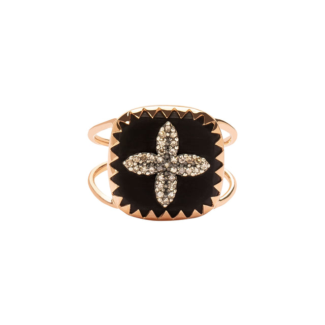 Pascale Monvoisin Bowie Nº2 Ring - Black - Rings - Broken English Jewelry