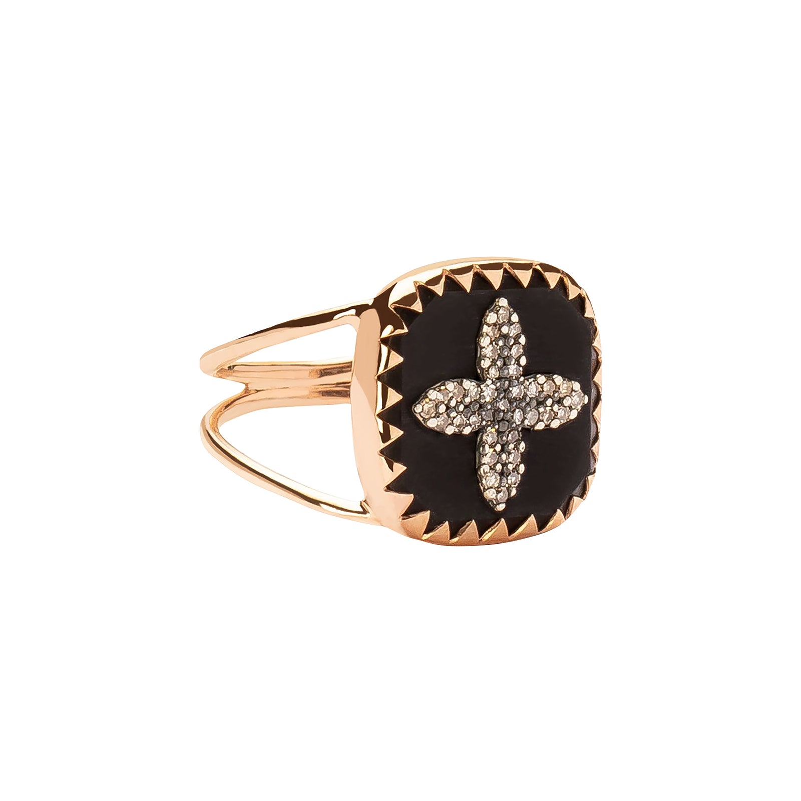 Pascale Monvoisin Bowie Nº2 Ring - Black - Rings - Broken English Jewelry