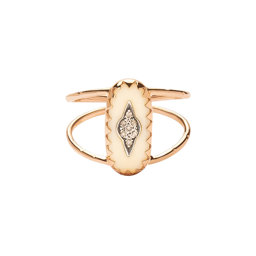Pascale Monvoisin Mahe Ring - White - Rings - Broken English Jewelry
