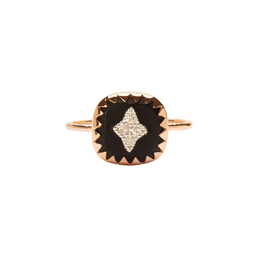 Pierrot Ring - Black - Main Img