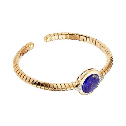 Soleil Medium Bangle - Lapis - Main Img