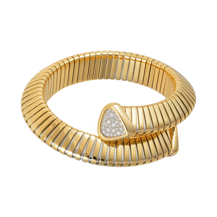 Marina B Trisola XS Cuff - Diamond - Bracelets - Broken English Jewelry