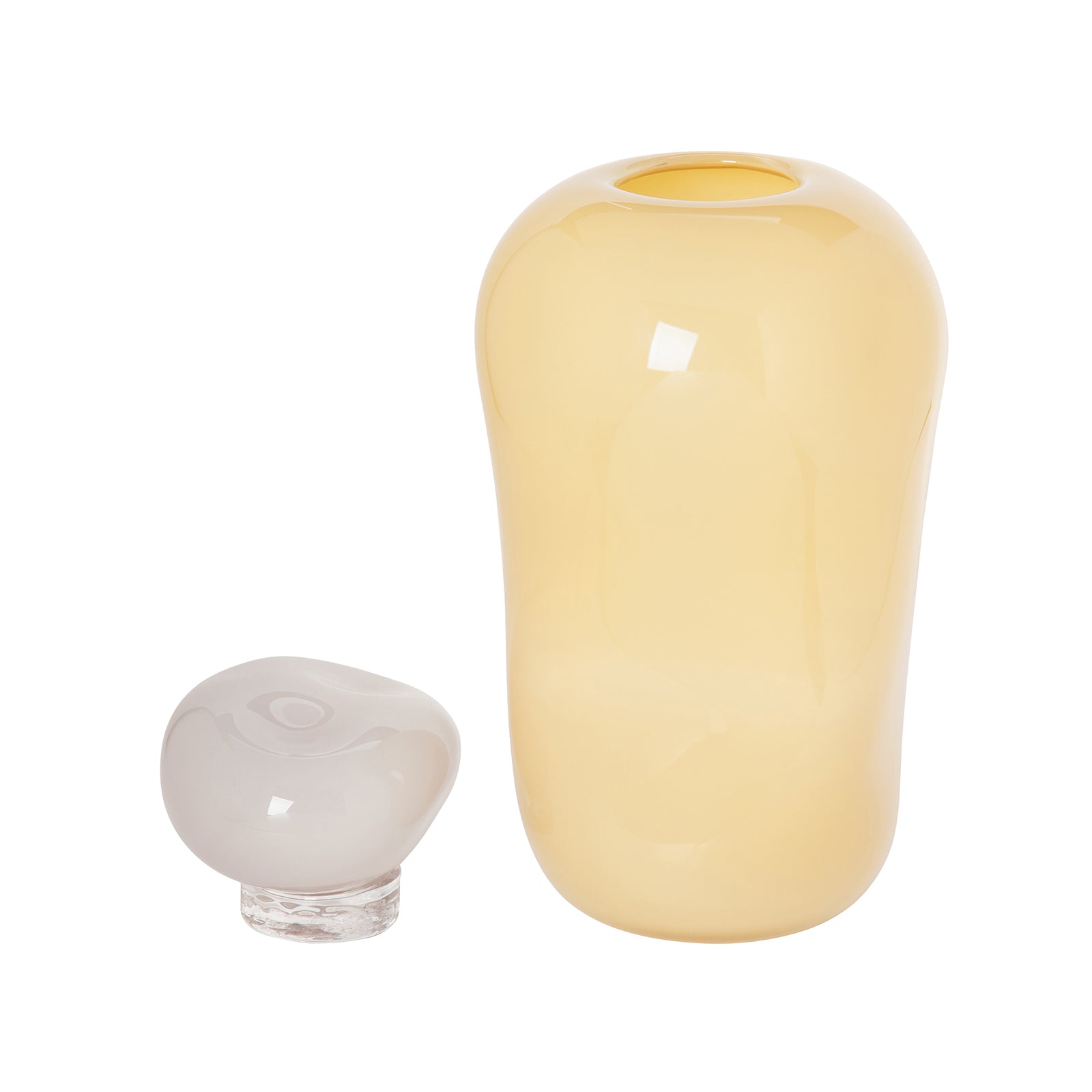 Helle Mardahl Bon Bon Mega Glassware - Milky Rose & Caramel Apple - Home & Decor - Broken English Jewelry