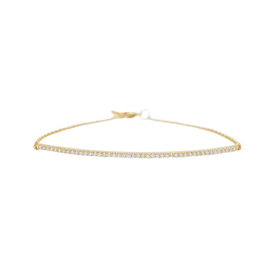 YI Collection Diamond Bar Bracelet - Broken English Jewelry