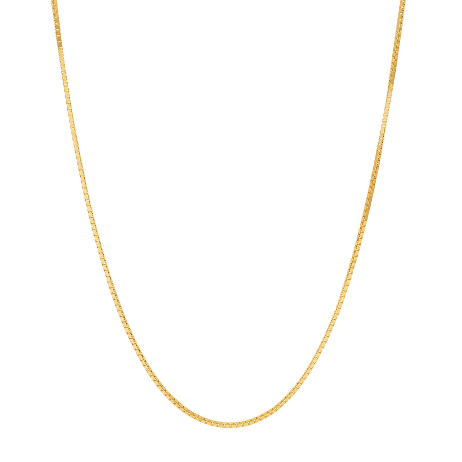 BE Jewelry 18" Classic Box Chain - 1.1mm - Necklaces - Broken English Jewelry