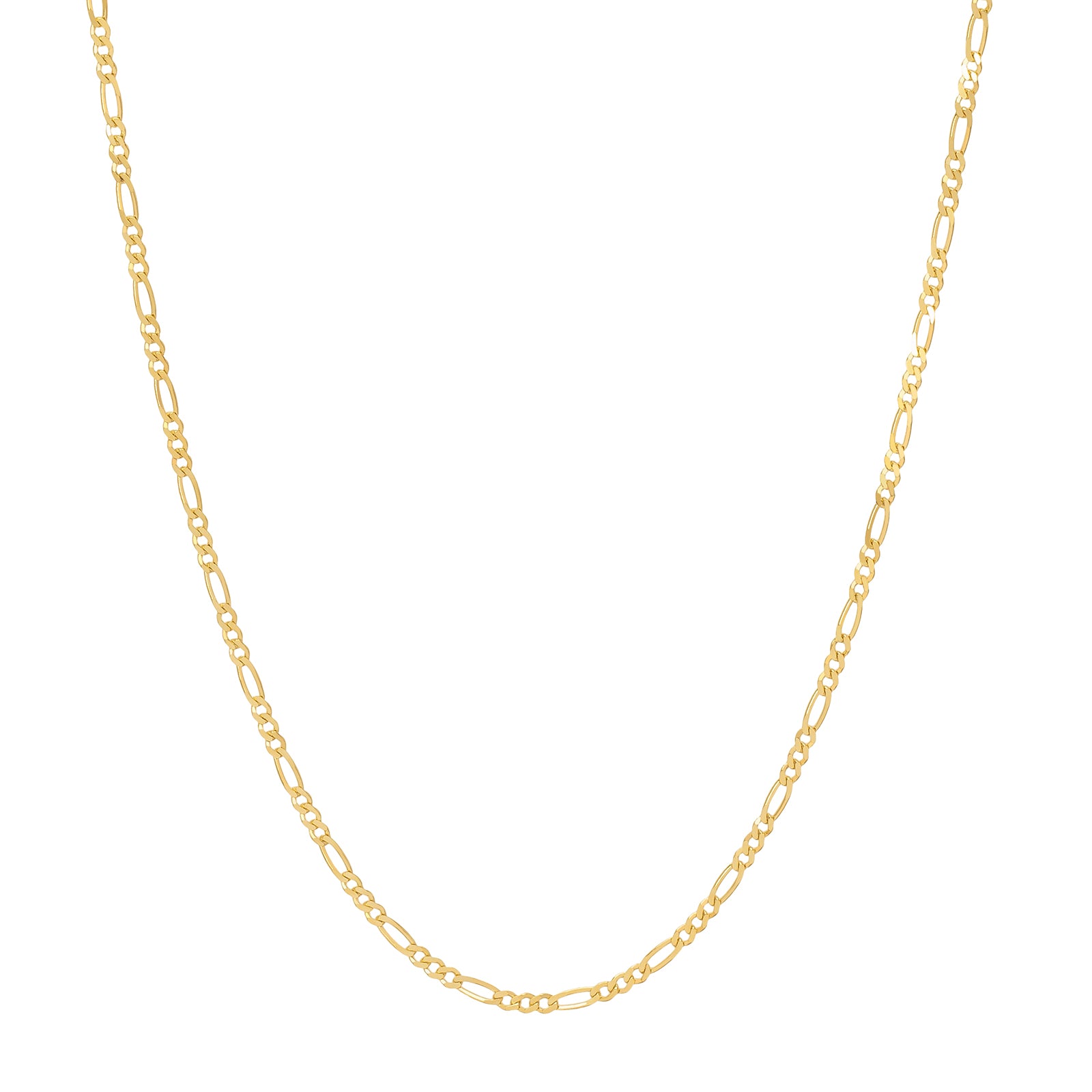 BE Jewelry 16" Figaro Chain - 1.9mm - Necklaces - Broken English Jewelry