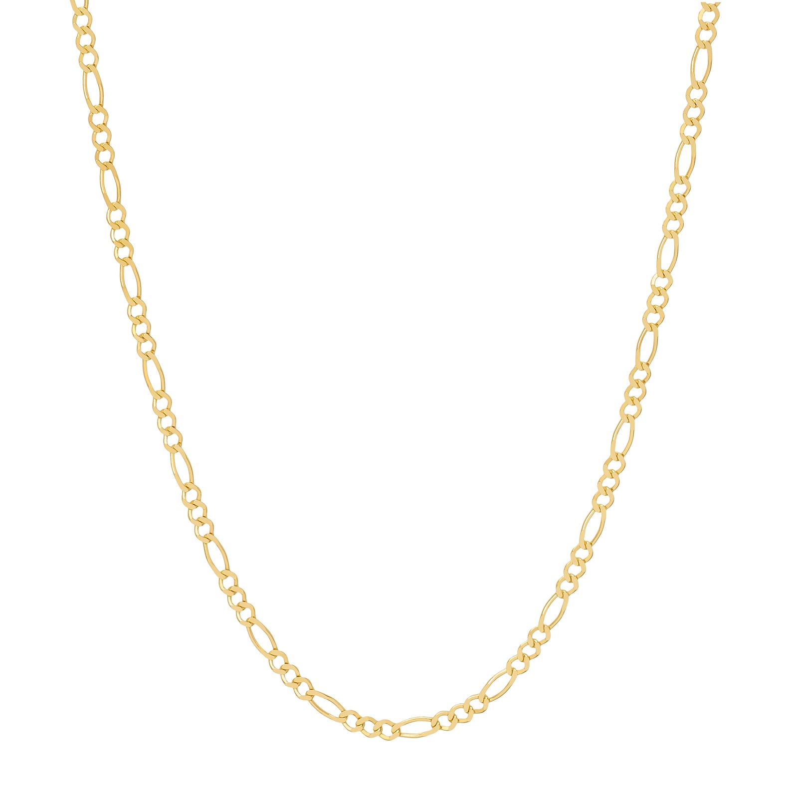 BE by Broken English 16" Classic Figaro Chain - 2.8mm - Broken English Jewelry