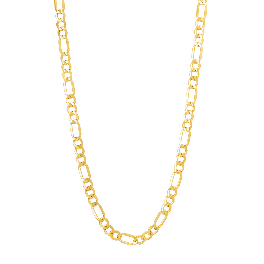 BE Jewelry 18" Lite Figaro Chain - 6.6mm - Necklaces - Broken English Jewelry