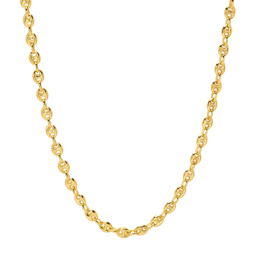 BE Jewelry 20" Puffed Mariner Link Chain - 4.7mm - Necklaces - Broken English Jewelry