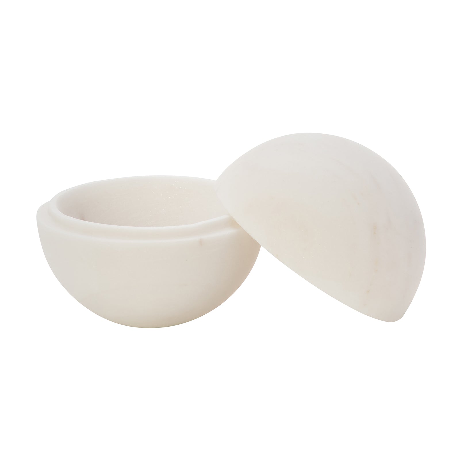 BE Home Flint Marble Sphere Box - Small - Broken English Jewelry