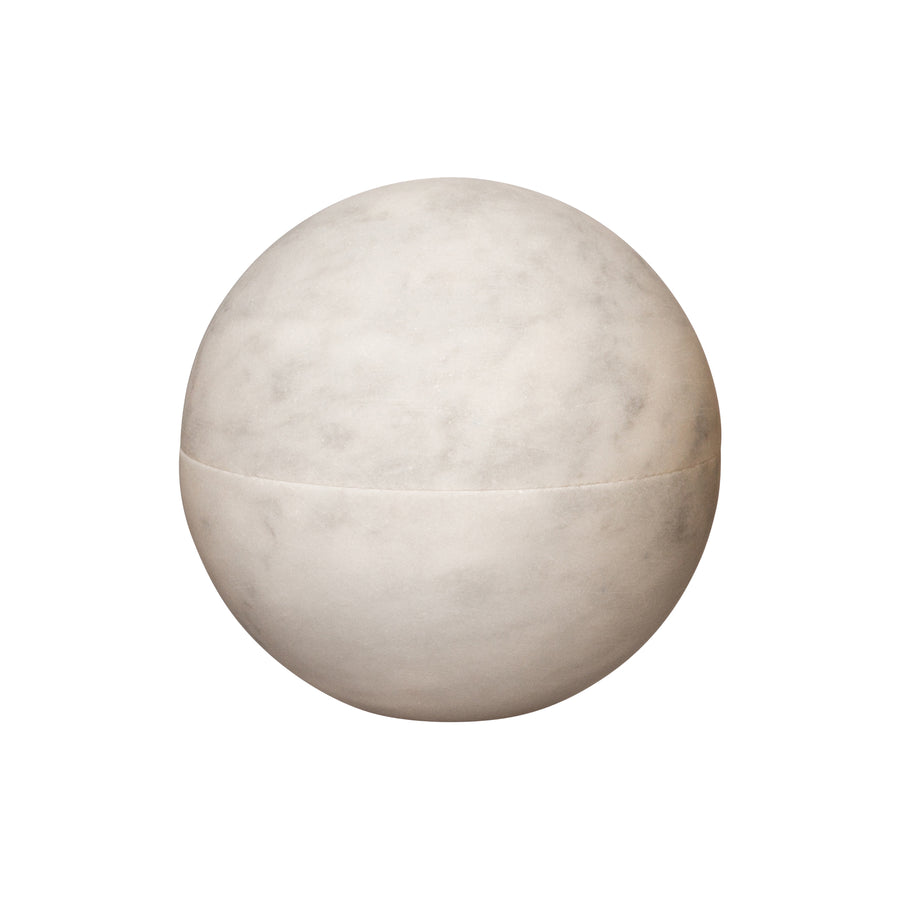 BE Home Flint Marble Sphere Box - Small - Broken English Jewelry