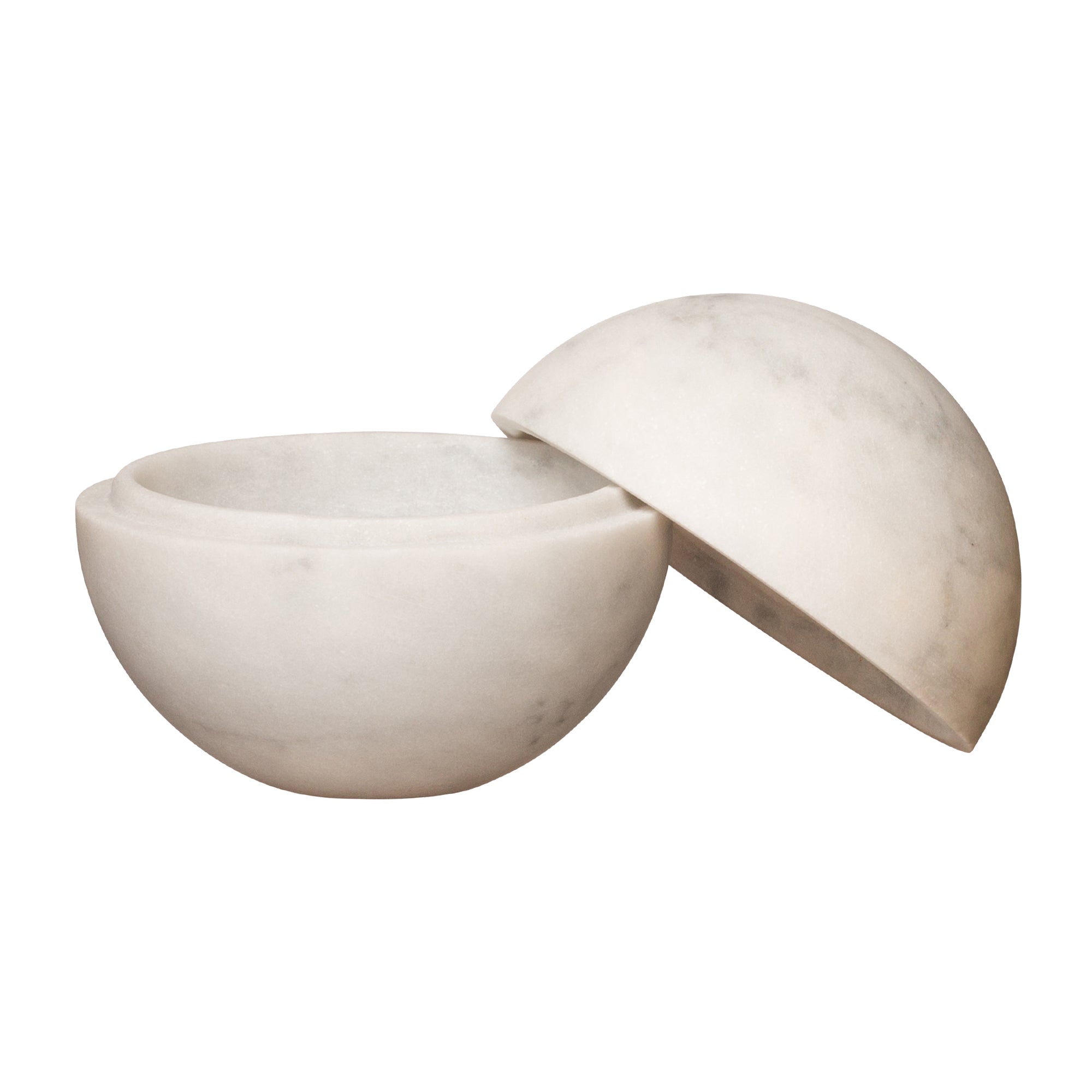 BE Home Flint Marble Sphere Box - Small - Broken English Jewelry