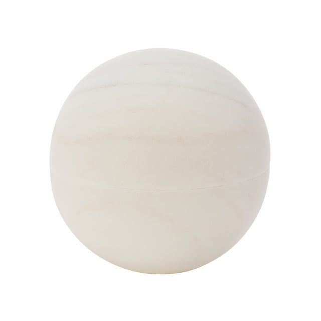 BE Home Flint Marble Sphere Box - Medium - Broken English Jewelry