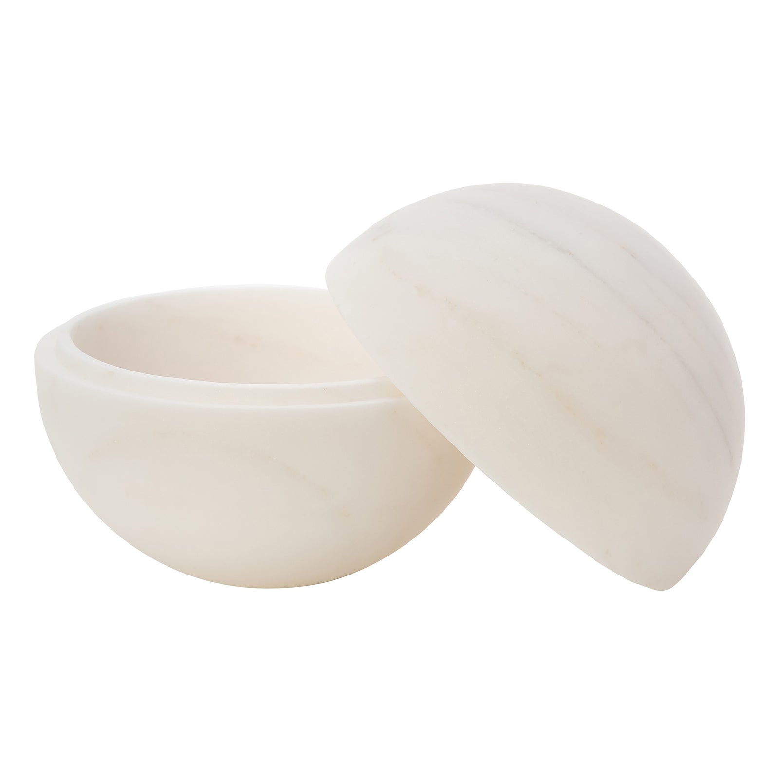 BE Home Flint Marble Sphere Box - Medium - Broken English Jewelry