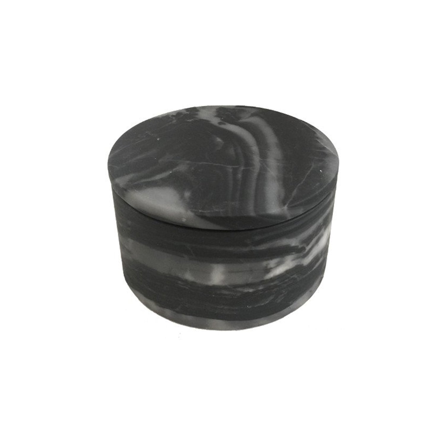 BE Home Pah Tempe Marble Cylinder Box - Small - Broken English Jewelry