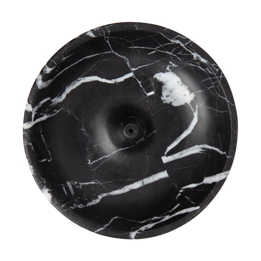Noir Marble Incense Holder - Large