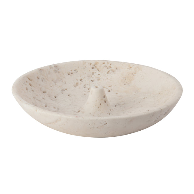 BE Home Travertine Marble Incense Holder - Large - Broken English Jewelry
