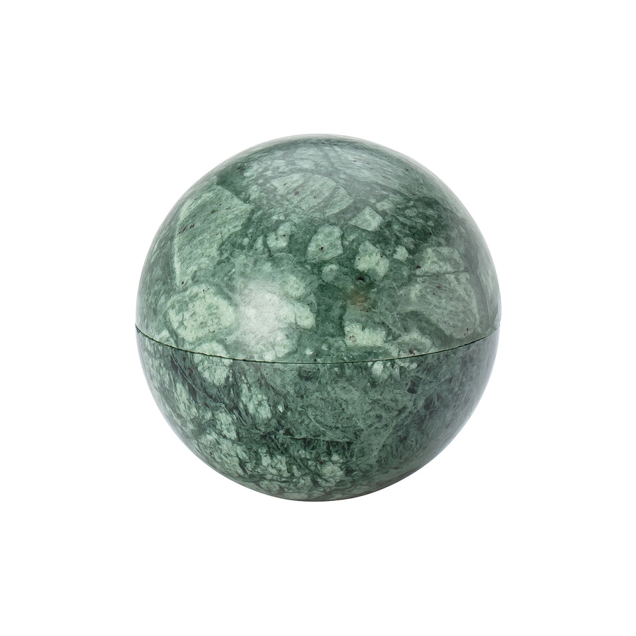 BE Home Pine Marble Sphere Box - Small - Broken English Jewelry