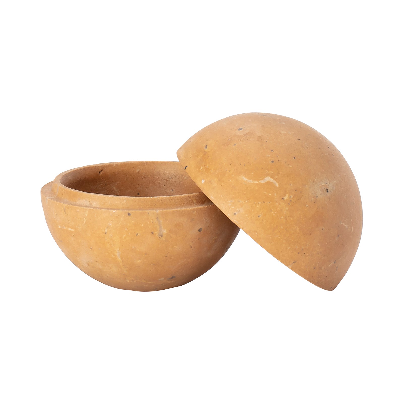 BE Home Mojave Marble Sphere Box - Small - Broken English Jewelry