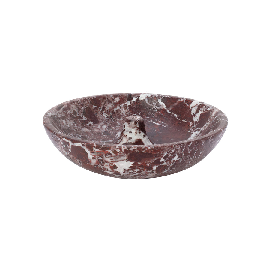 BE Home Red Rock Marble Incense Holder - Small - Home & Decor - Broken English Jewelry