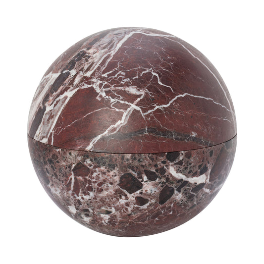 Red Rock Marble Sphere Box - Large - Main Img