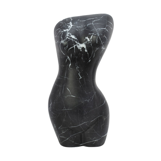 Noir Marble Standing Lady Figure - Main Img