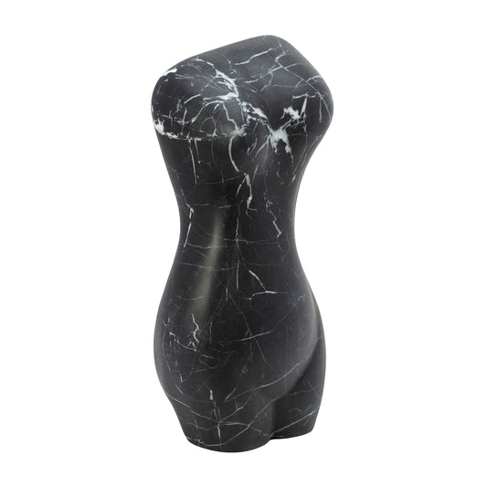 Noir Marble Standing Lady Figure