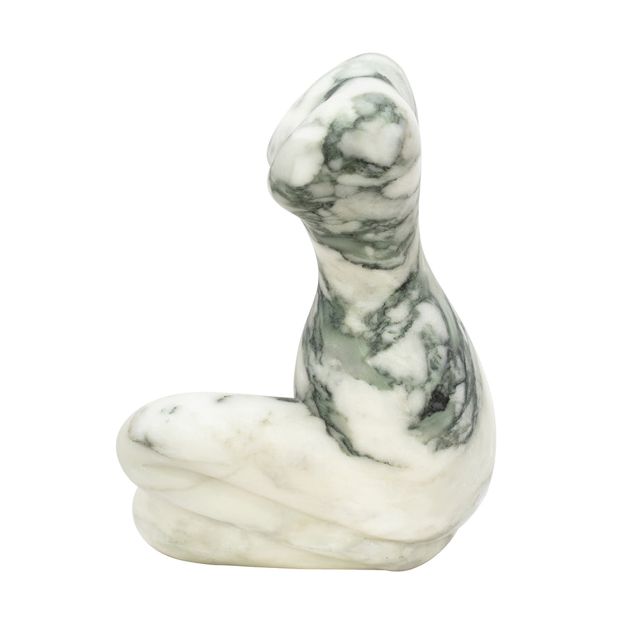 BE Home Bloom Marble Sitting Lady Figure  - Home & Decor - Broken English Jewelry
