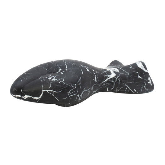 Noir Marble Laying Lady Figure - Main Img