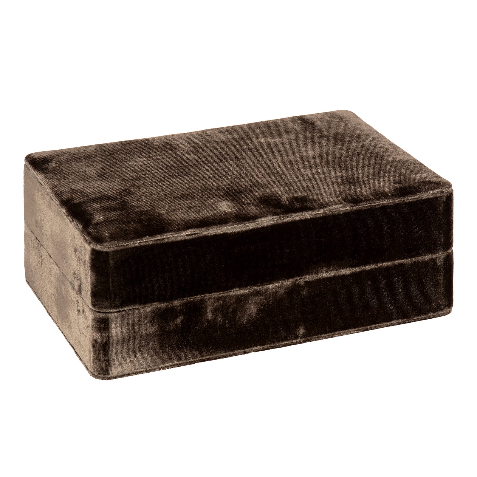 BE Home Two Tier Velvet Jewelry Box - Brown - Home & Decor - Broken English Jewelry