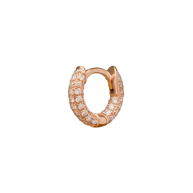 Trouver Five Row Huggie 5mm - Rose Gold - Earrings - Broken English Jewelry