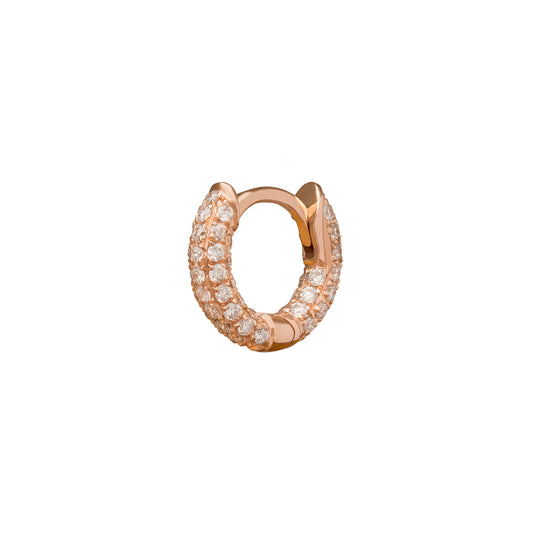 Five Row Huggie 5mm - Rose Gold - Main Img