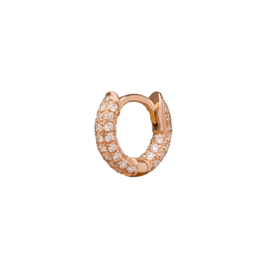Trouver Five Row Huggie 5mm - Rose Gold - Earrings - Broken English Jewelry
