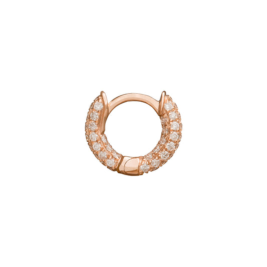Five Row Huggie 5mm - Rose Gold