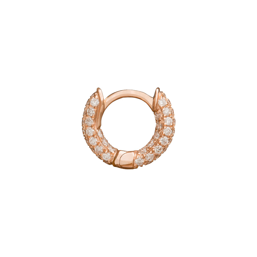 Trouver Five Row Huggie 5mm - Rose Gold - Earrings - Broken English Jewelry