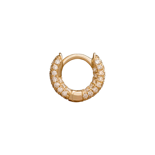 Five Row Huggie 5mm - Yellow Gold