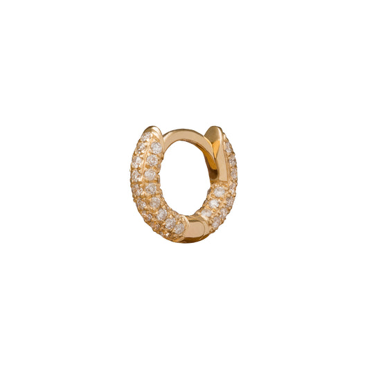 Five Row Huggie 5mm - Yellow Gold - Main Img
