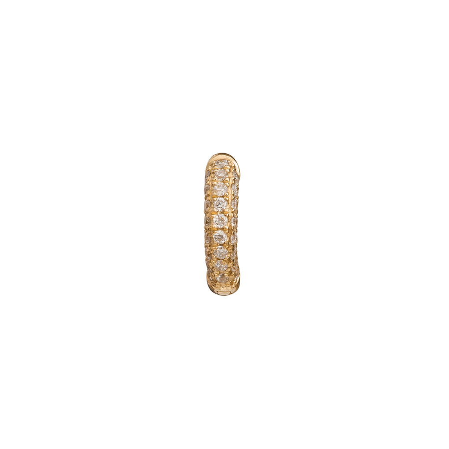 Trouver Five Row Huggie 5mm - Yellow Gold - Earrings - Broken English Jewelry