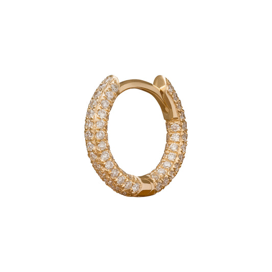 Five Row Huggie 8mm - Yellow Gold - Main Img